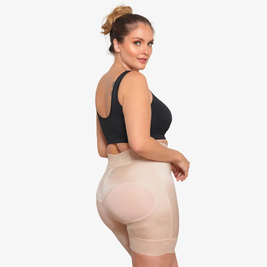 🍑PANTY SHORT MOLDEADOR CONTROL DE ABDOMEN TIRO ALTO LEVANTA COLA🍑