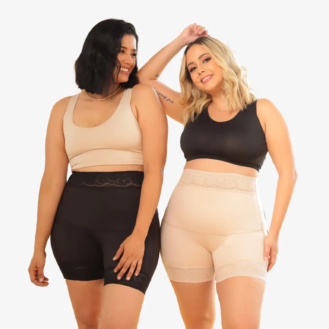 🍑PANTY SHORT MOLDEADOR CONTROL DE ABDOMEN TIRO ALTO LEVANTA COLA🍑
