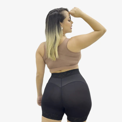 🍑PANTY SHORT MOLDEADOR CONTROL DE ABDOMEN TIRO ALTO LEVANTA COLA🍑