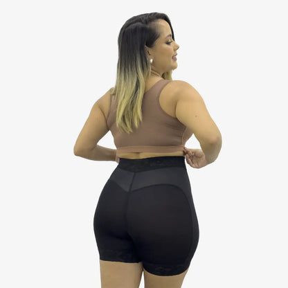 🍑PANTY SHORT MOLDEADOR CONTROL DE ABDOMEN TIRO ALTO LEVANTA COLA🍑