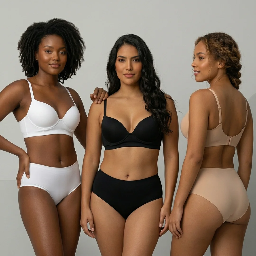 Pack x3 Brasieres Confort Fit Comodidad 24/7 y Realce Natural