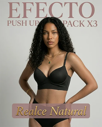 Pack x3 Brasieres Confort Fit Comodidad 24/7 y Realce Natural