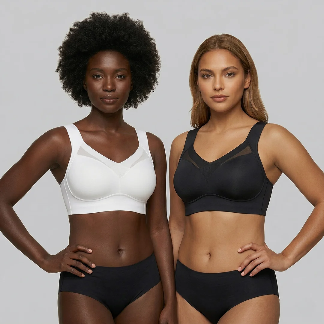 Pack x2 Brasier sin Varilla Top Yoga Ultra Cómodo y Versátil