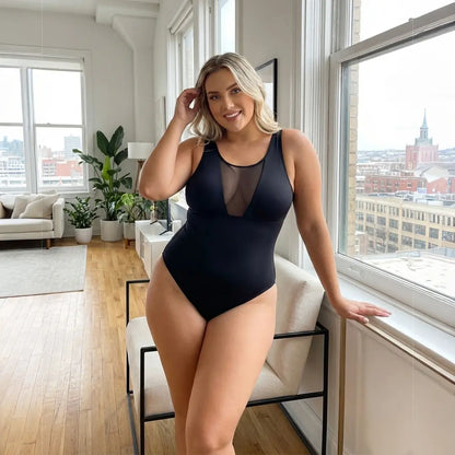 Body Elegance – Control Total con Escote Sensual que te Hace Sentir Irresistible