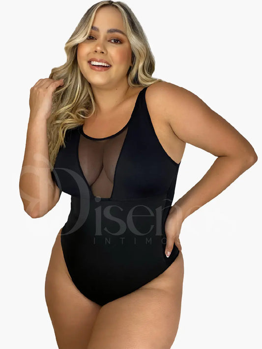 Body Elegance – Control Total con Escote Sensual que te Hace Sentir Irresistible